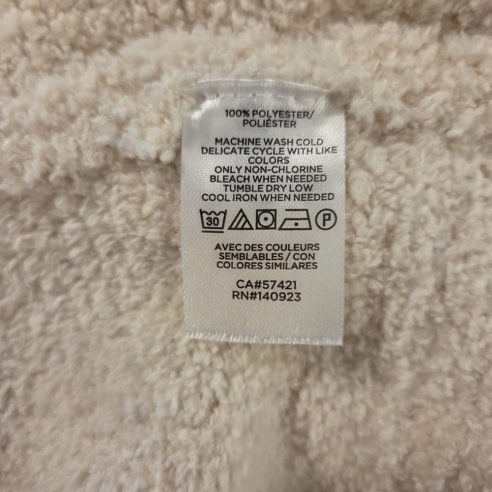 LOFT Beige Quarter Zip-Up Sweater - Picture 8 of 9